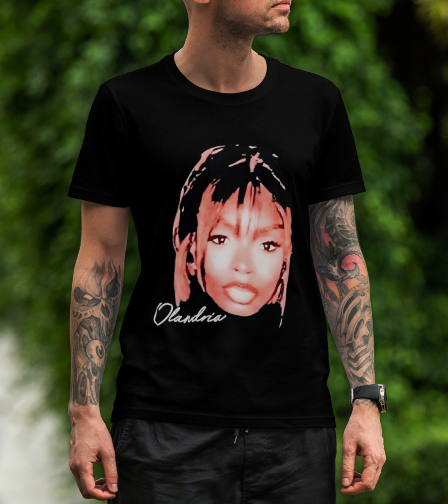 Olandria Carthen Big Face Bold Expression Trend T-Shirt