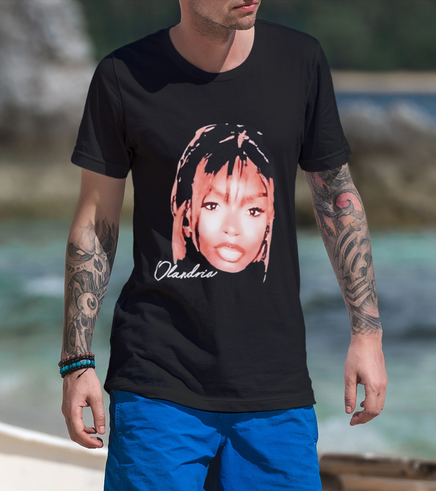 Olandria Carthen Big Face Bold Expression Trend T-Shirt
