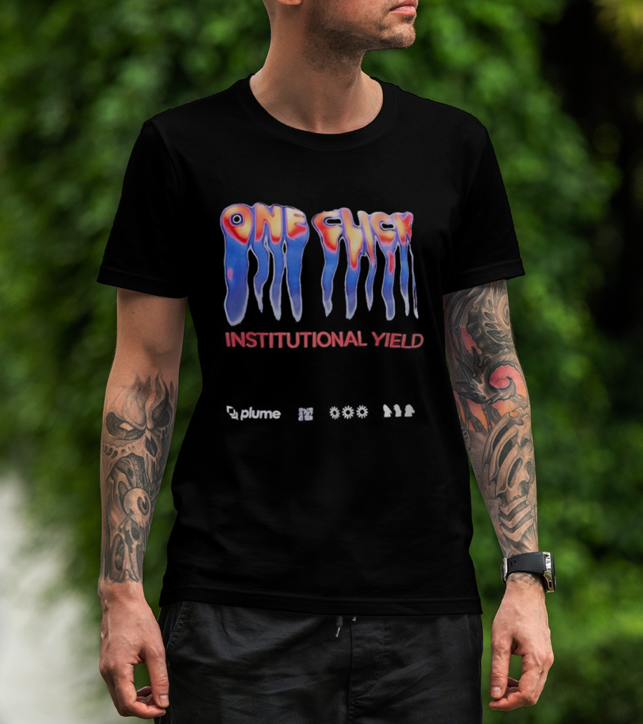 One Click Institutional Yield Plume Melting Graffiti 630 914 T-Shirt