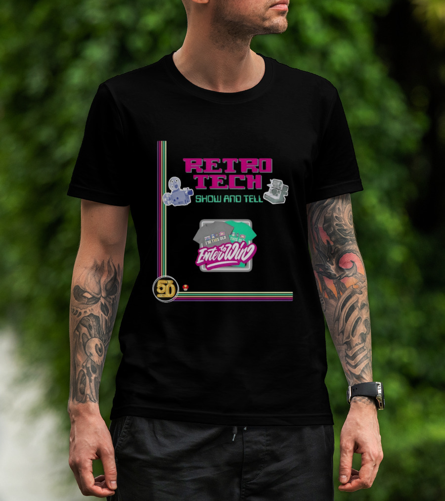 Retro Tech Enter To Win 50 Years I'm This Old T-Shirt