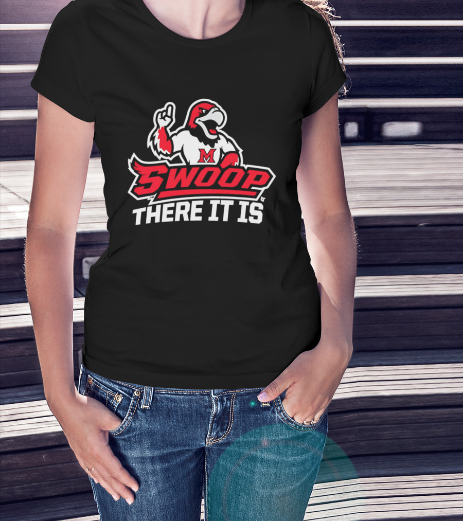 Miami RedHawks Swoop There It Is M Logo 2026 T-Shirt