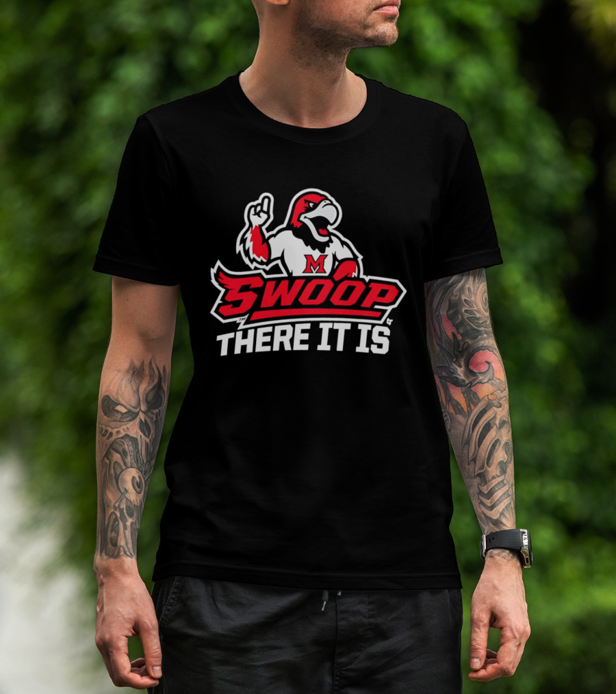 Miami RedHawks Swoop There It Is M Logo 2026 T-Shirt