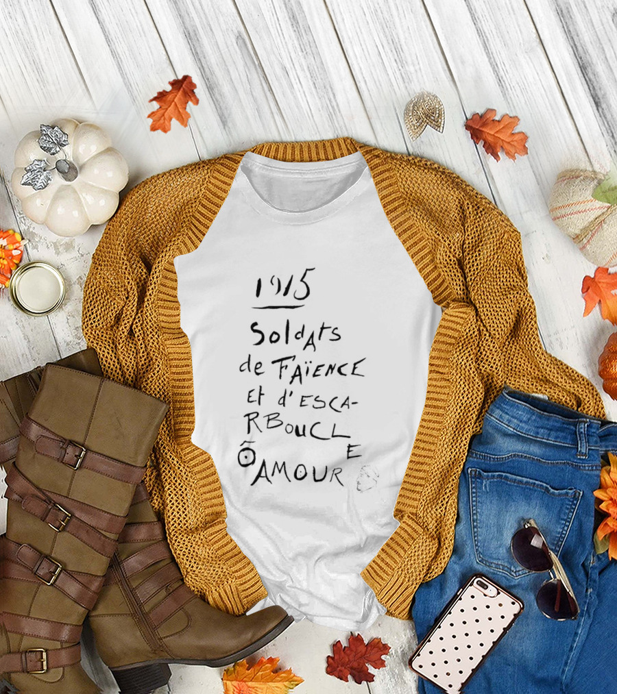 1915 Soldats de Faience et d'Escarboucle d'Amour T-Shirt