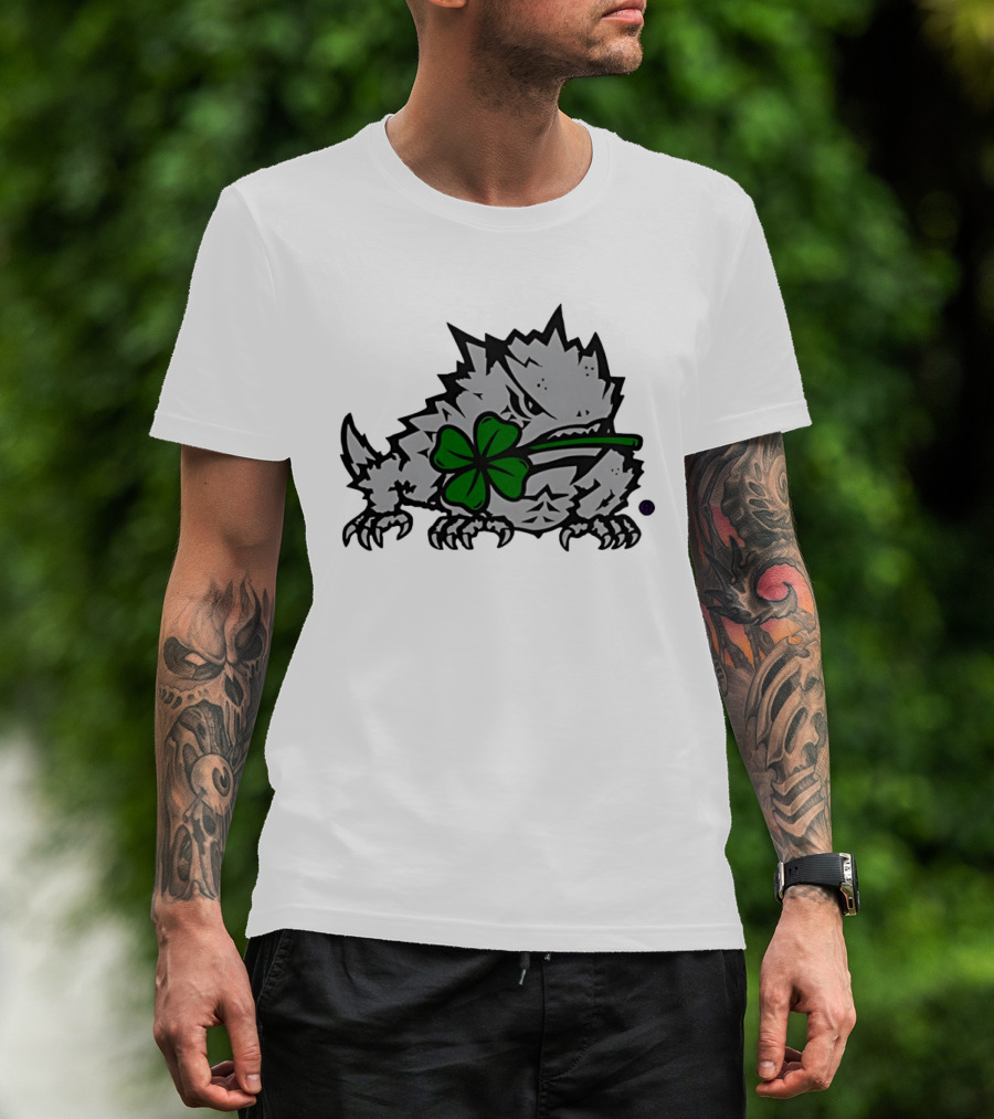 TCU Horned Frogs Shamrock St Patrick's Day Celebration T-Shirt