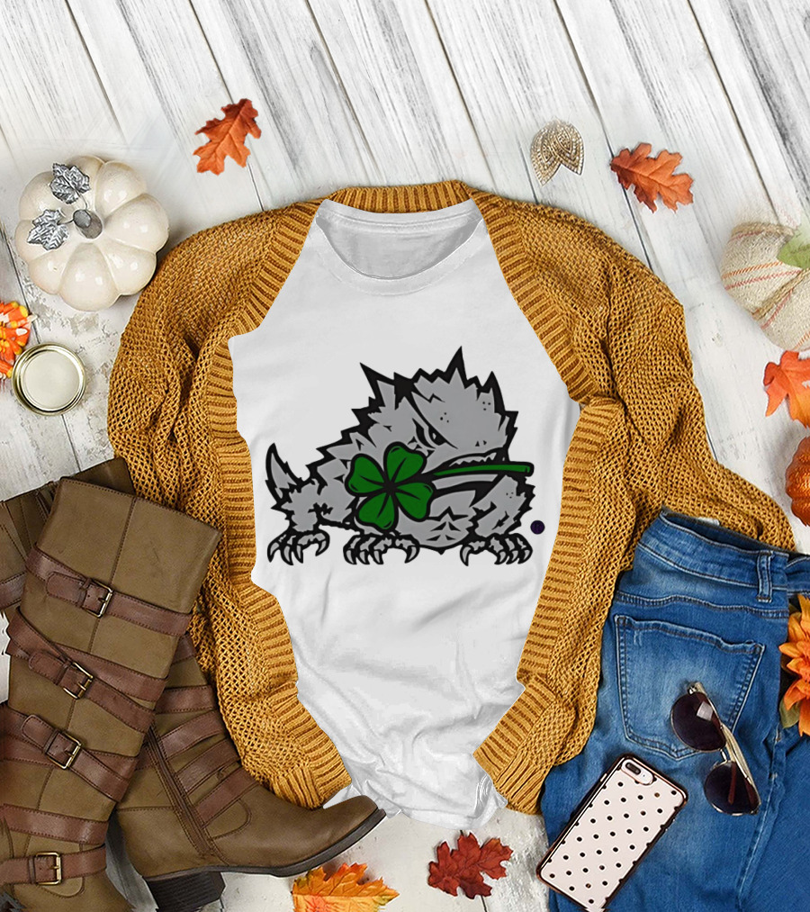 TCU Horned Frogs Shamrock St Patrick's Day Celebration T-Shirt