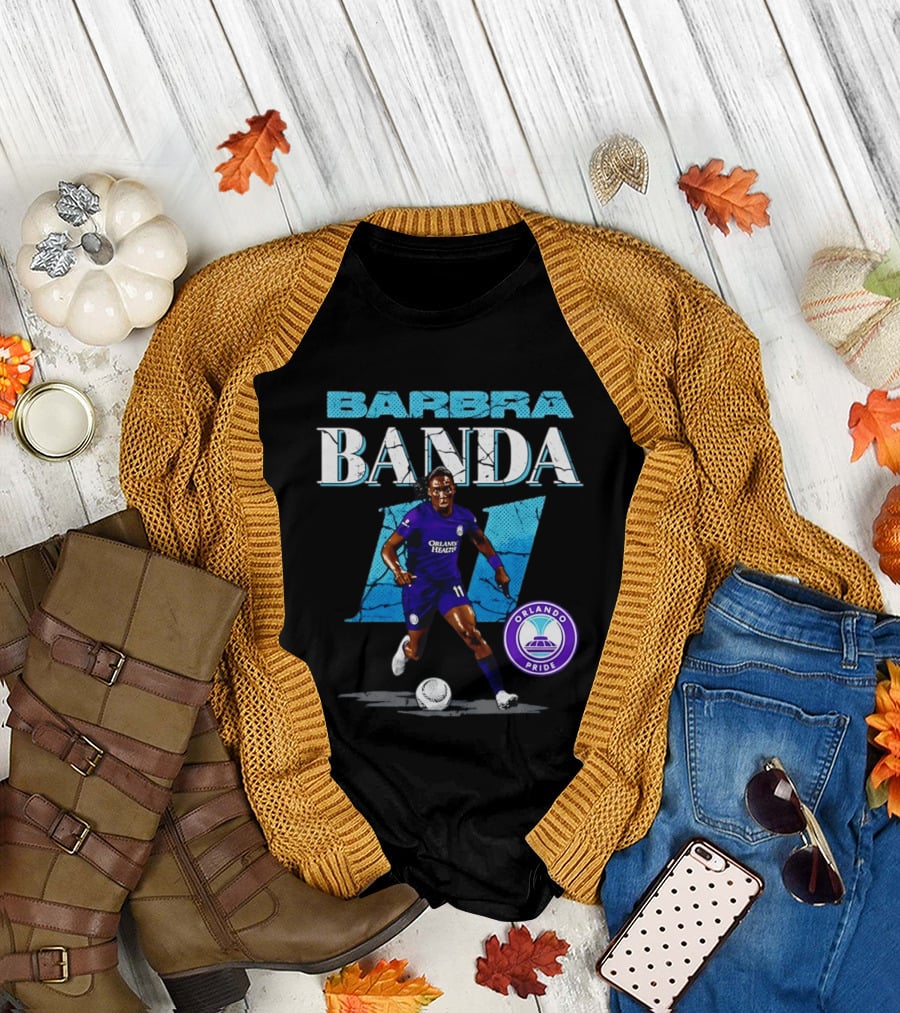 Barbra Banda Orlando Pride Number 11 Cracked T-Shirt
