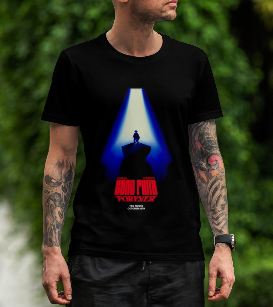 Good Faith Forever Madeon Presents Red Rocks October 29th T-Shirt