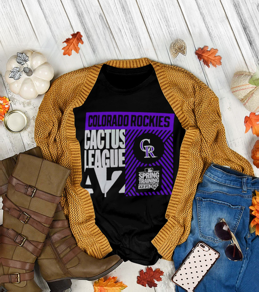 Colorado Rockies Cactus League 2026 Spring Training T-Shirt