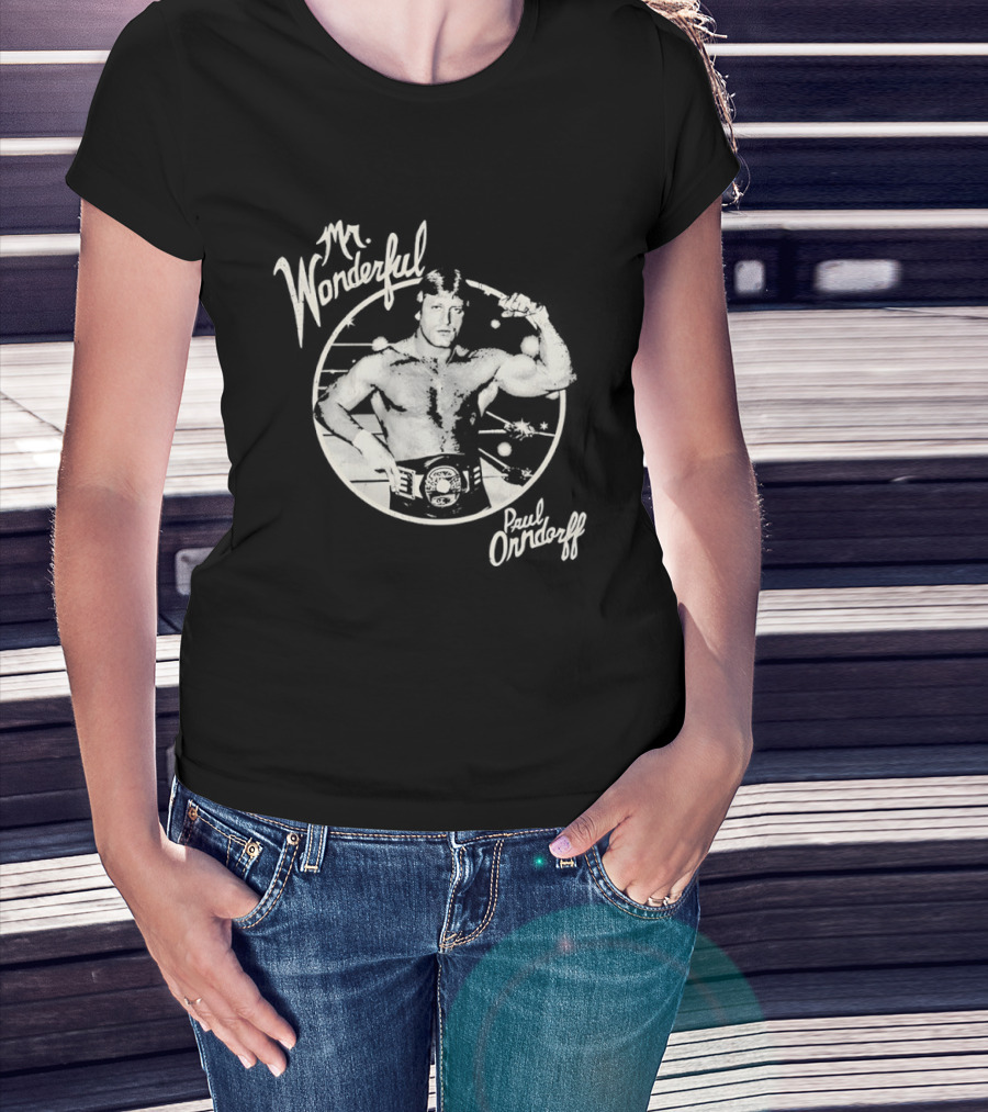 Paul Orndorff Mr Wonderful Championship Wrestler T-Shirt