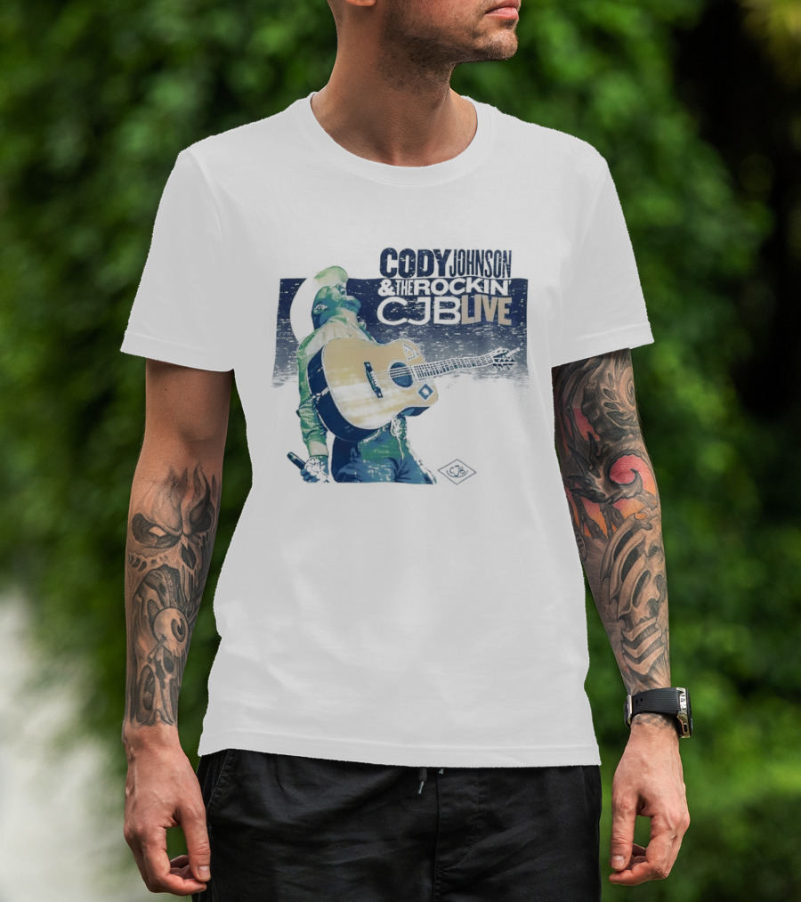 Cody Johnson And The Rockin' CJB Live Concert Guitar Performance T-Shirt