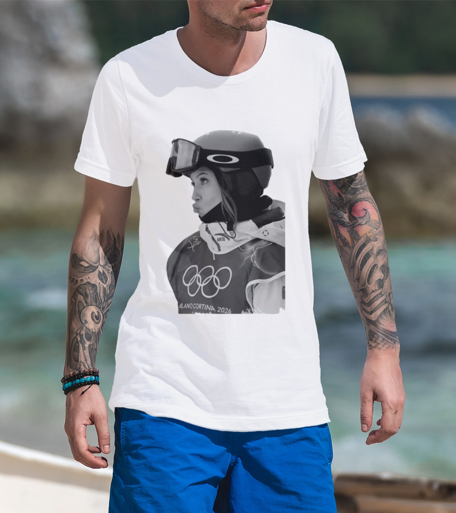Eileen Gu Olympic Freestyle Skiing Milano Cortina 2026 T-Shirt
