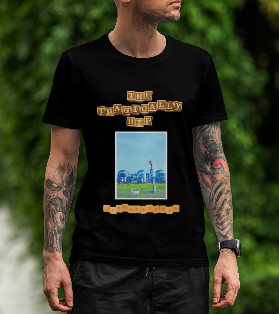 The Tragically Hip Saskadelphia Vintage Trailer Scene T-Shirt