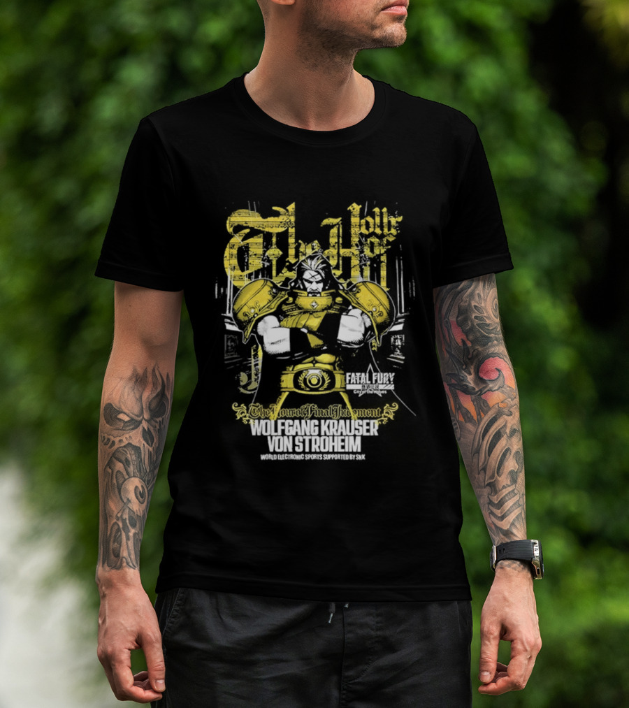 Fatal Fury Wolfgang Krauser Von Stroheim Gold Armor T-Shirt