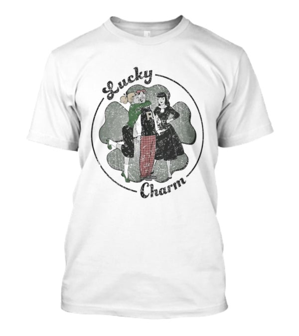 Lucky Charm St Patrick's Day Dance Embrace T-Shirt