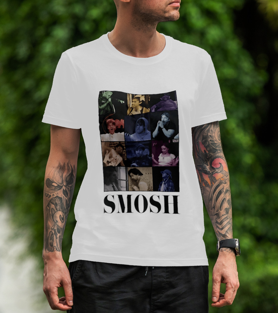 Smosh The Era Tour Collage Of Iconic Moments And Characters T-Shirt