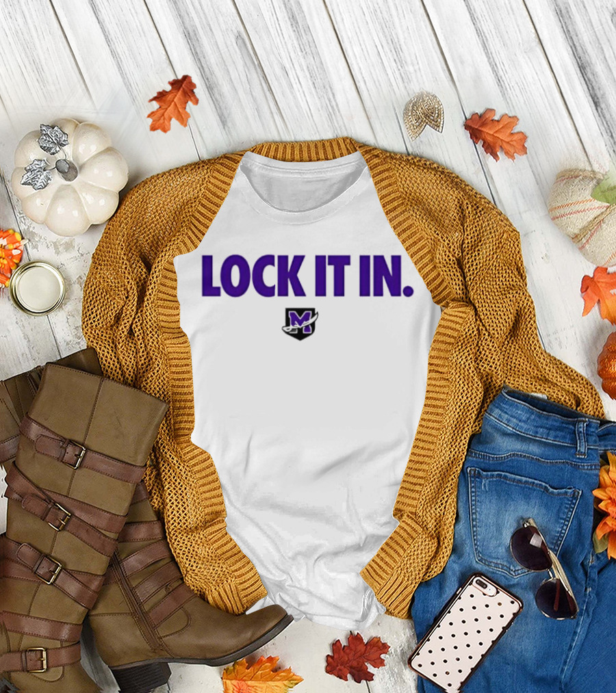 Mount Union Purple Raiders Lock It T-Shirt