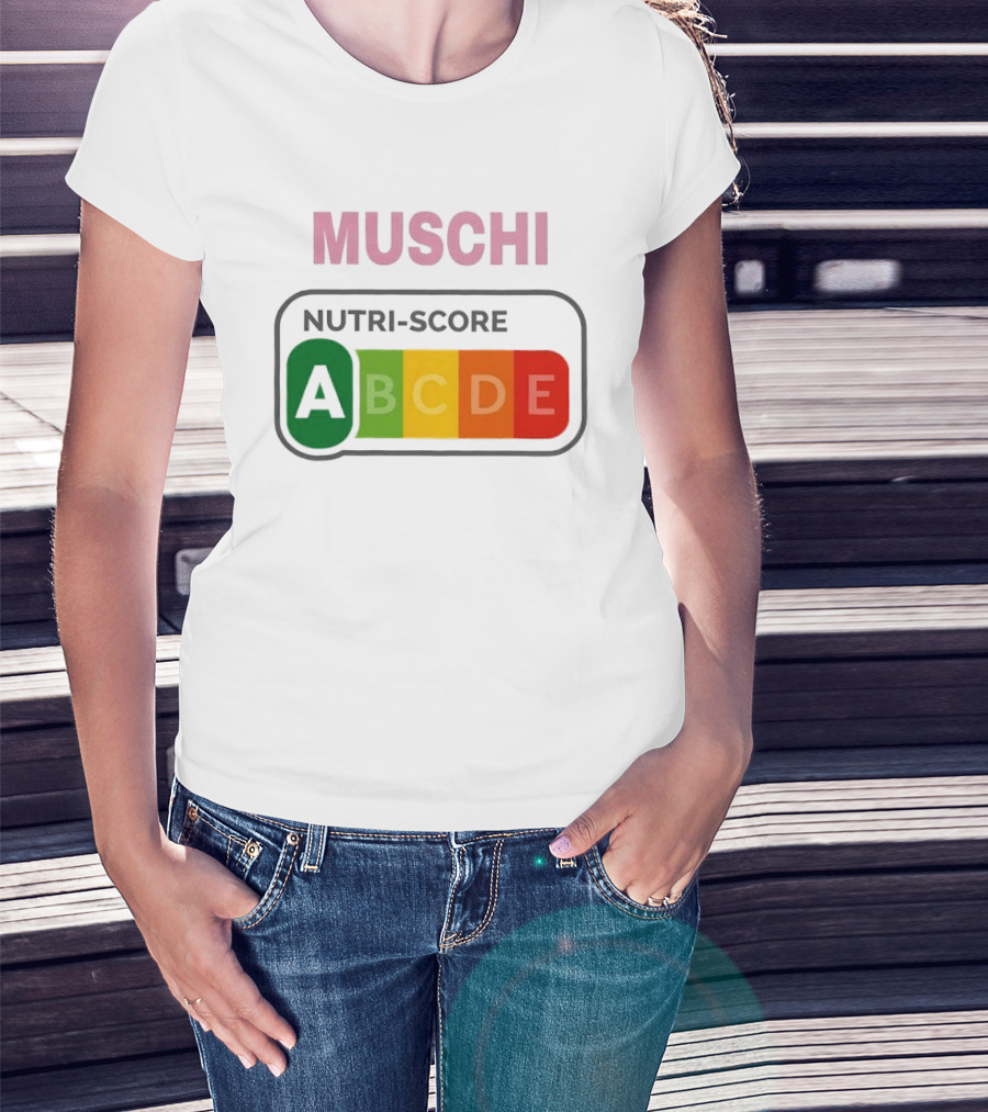 MUSCHI Nutri Score ABCDE European Food Nutrition Rating System T-Shirt