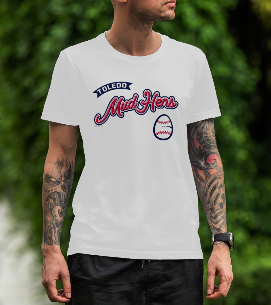 Toledo Mud Hens Baseball Egg Shape Team T-Shirt