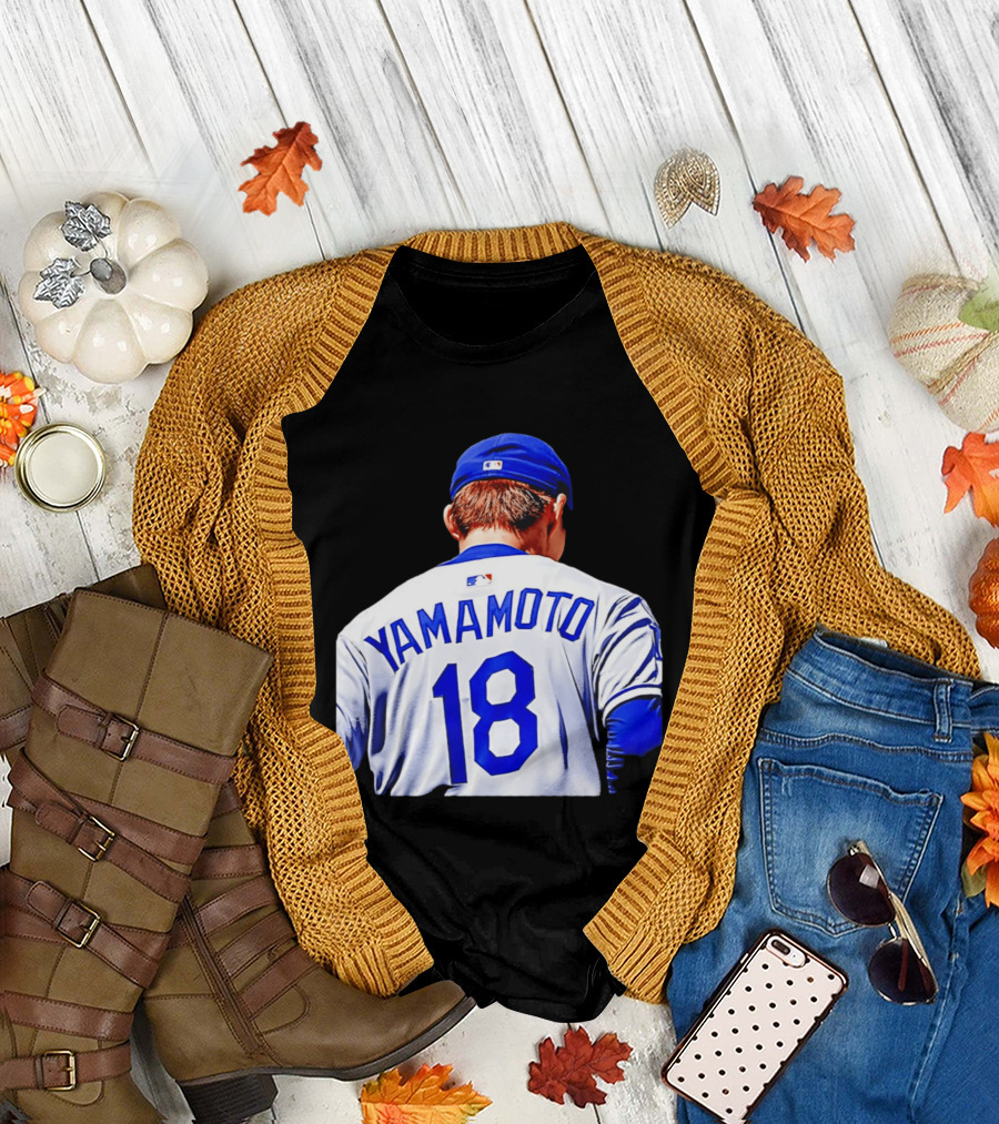 Yamamoto 18 Los Angeles Dodgers Baseball Jersey T-Shirt