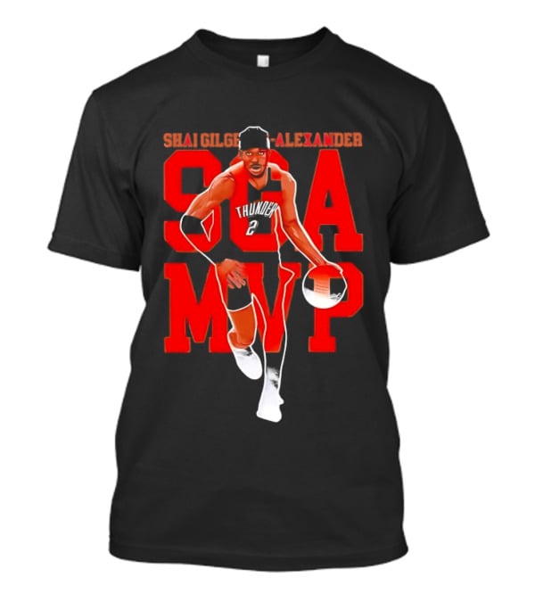 Shai Gilgeous Alexander SGA MVP Oklahoma City Thunder T-Shirt