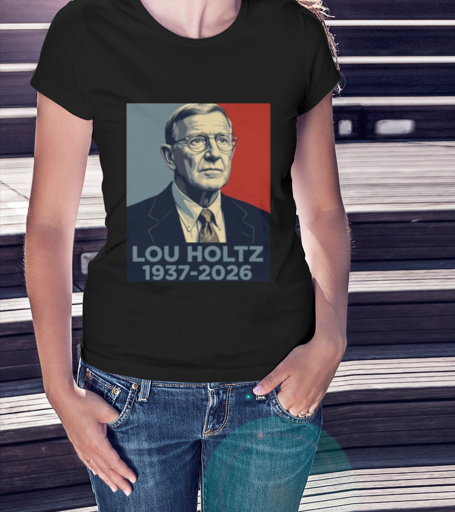 Lou Holtz 1937 2026 Memorial T-Shirt