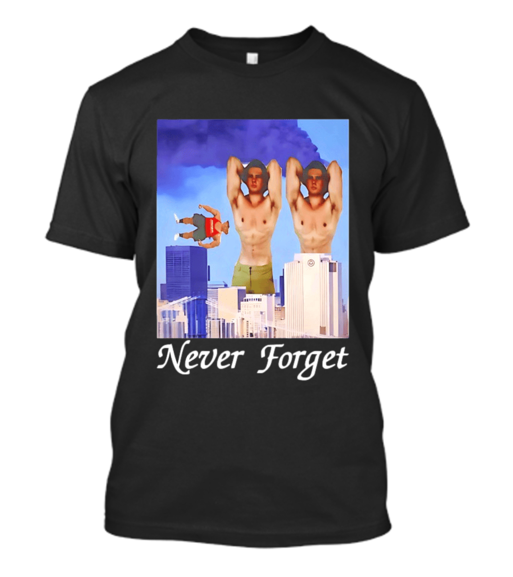Never Forget When Clav Got Mogged By ASU Frat Leader Giants In Cityscape T-Shirt