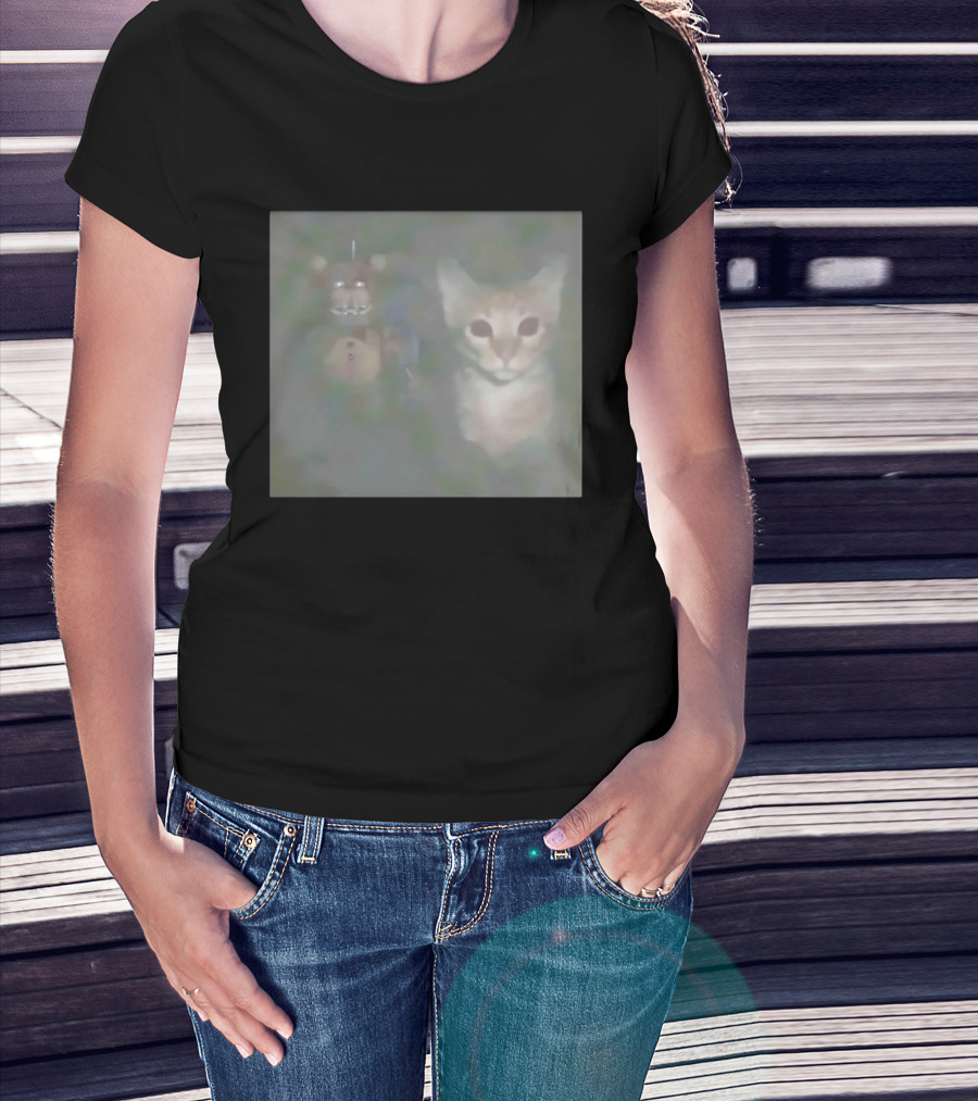 Fnaf Cat Horror And Creepy Animatronic Fantasy T-Shirt