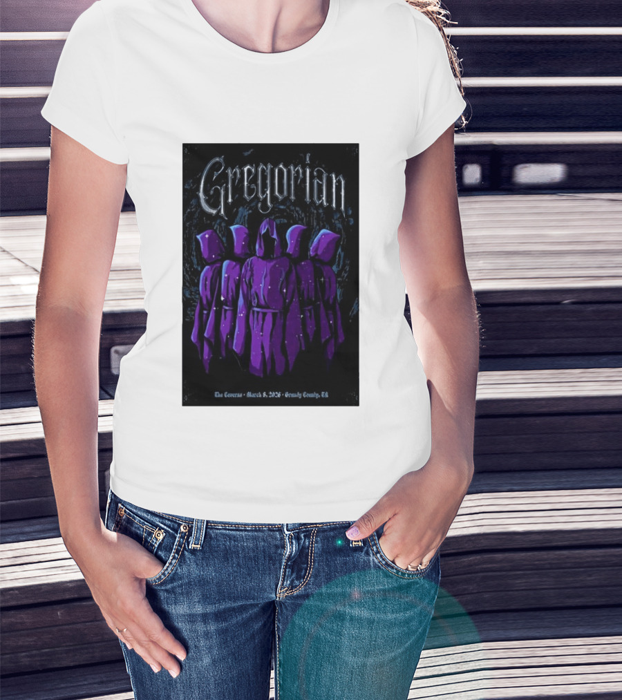 Gregorian March 8 2026 The Caverns Grundy County TN T-Shirt