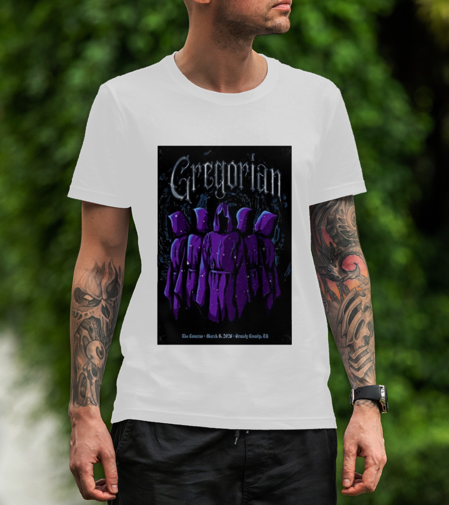 Gregorian March 8 2026 The Caverns Grundy County TN T-Shirt