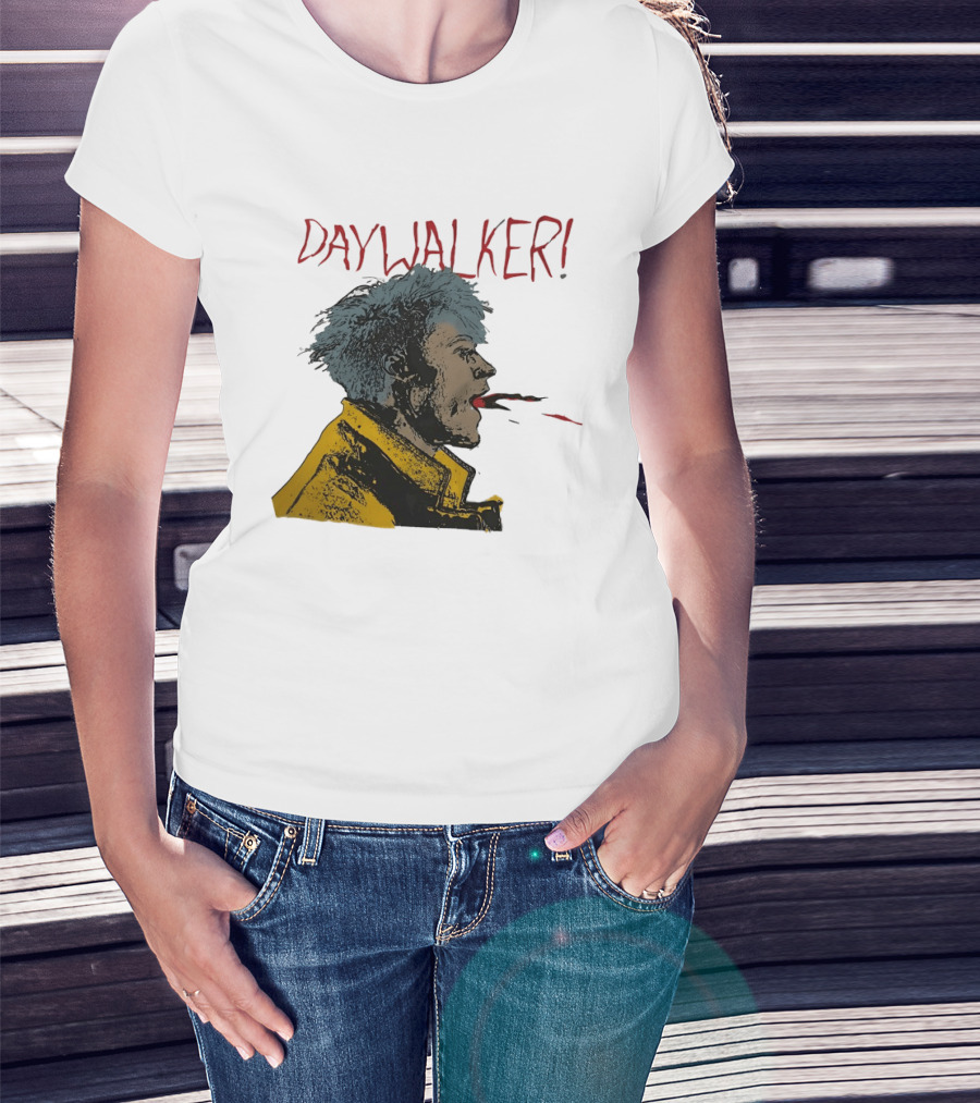 Machine Gun Kelly Daywalker Illustration With Character And Yellow Jacket T-Shirt
