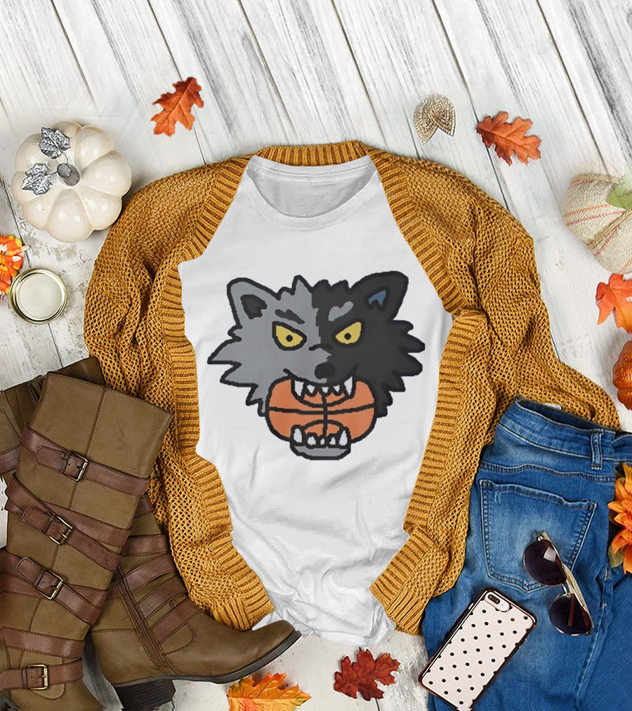 Minnesota Timberwolves Wolf Basketball Fan T-Shirt