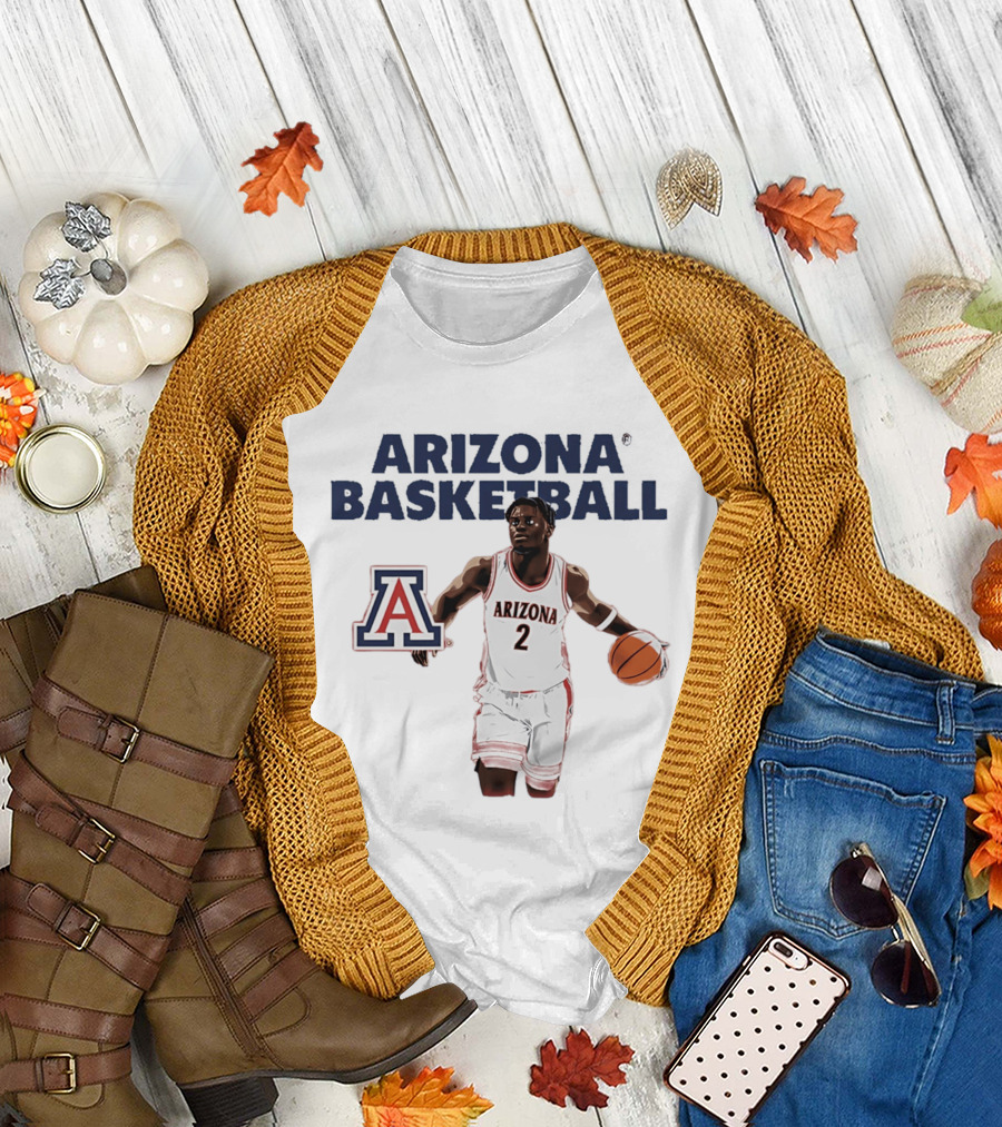 Dwayne Aristode Arizona Basketball Wildcats Player Collage T-Shirt