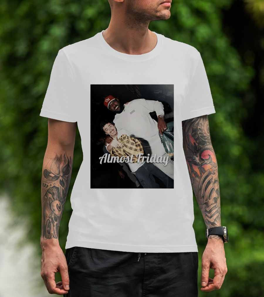 LeBron And Chalamet Almost Friday UN Hat T-Shirt