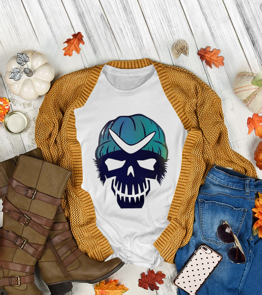 Captain Boomerang Skull Emblem Suicide Squad T-Shirt