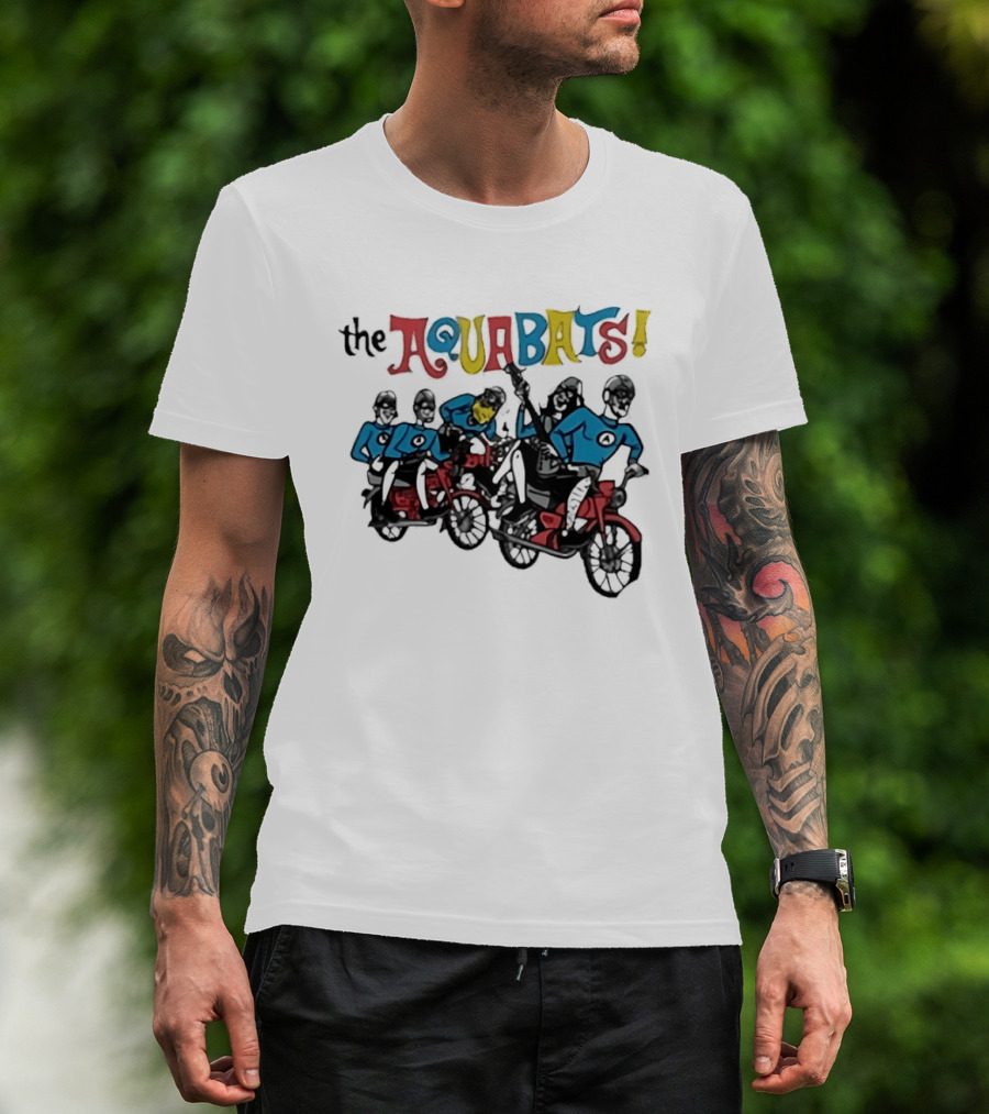 The Aquabats On Bike Rocking Guitar Adventure T-Shirt