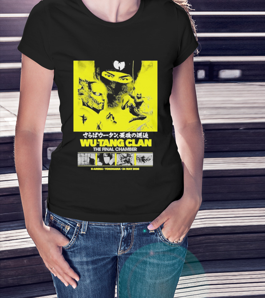 Wu Tang Clan Final Chamber Tour Yokohama Japan 2026 T-Shirt