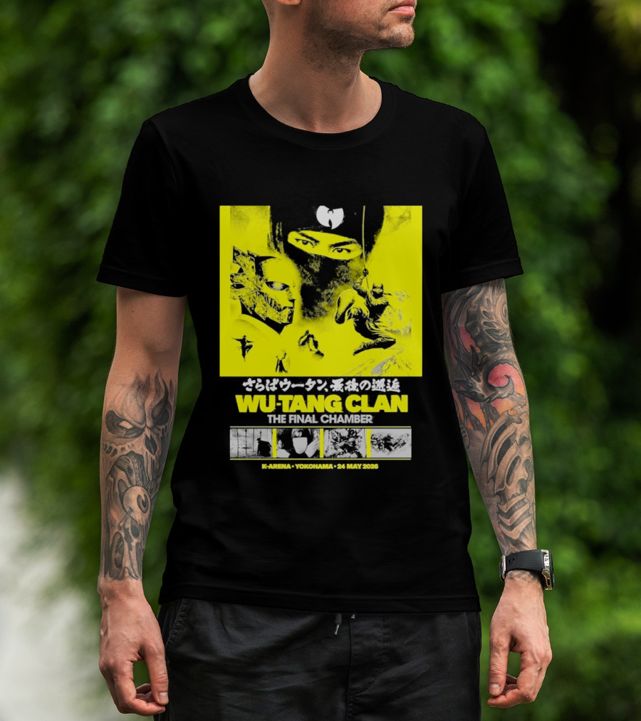 Wu Tang Clan Final Chamber Tour Yokohama Japan 2026 T-Shirt