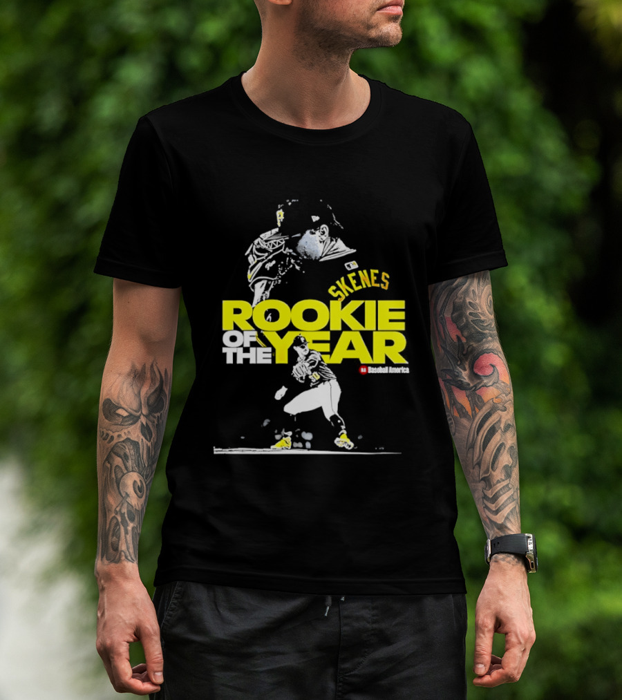 Paul Skenes Pittsburgh Pirates Rookie Of The Year T-Shirt