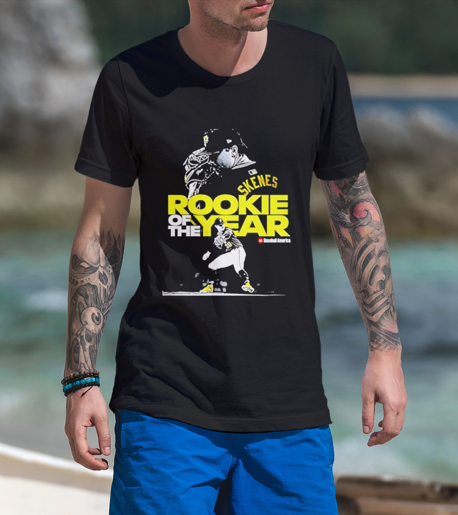 Paul Skenes Pittsburgh Pirates Rookie Of The Year T-Shirt