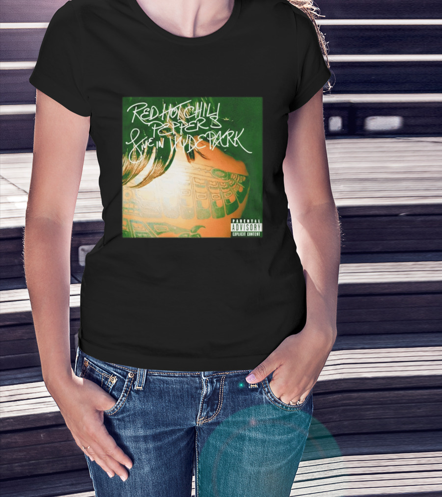Red Hot Chili Peppers Live In Hyde Park Tattoo Cover Explicit Content T-Shirt