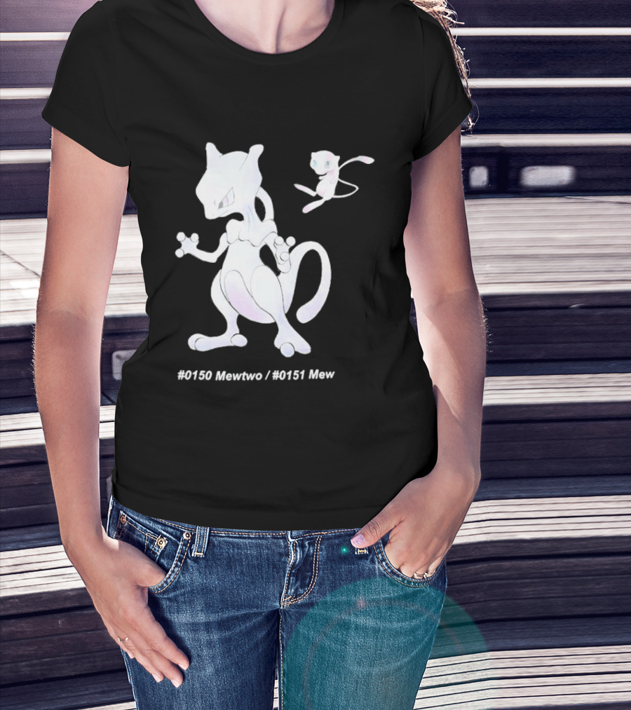 UNIQLO X Pokemon 30th Anniversary Mewtwo Mew #150 #151 T-Shirt