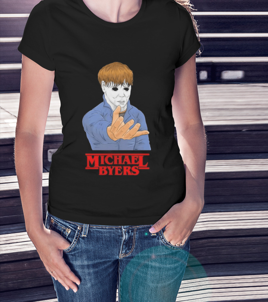 Michael Byers Horror And Sci Fi Mashup Stranger Things Halloween T-Shirt