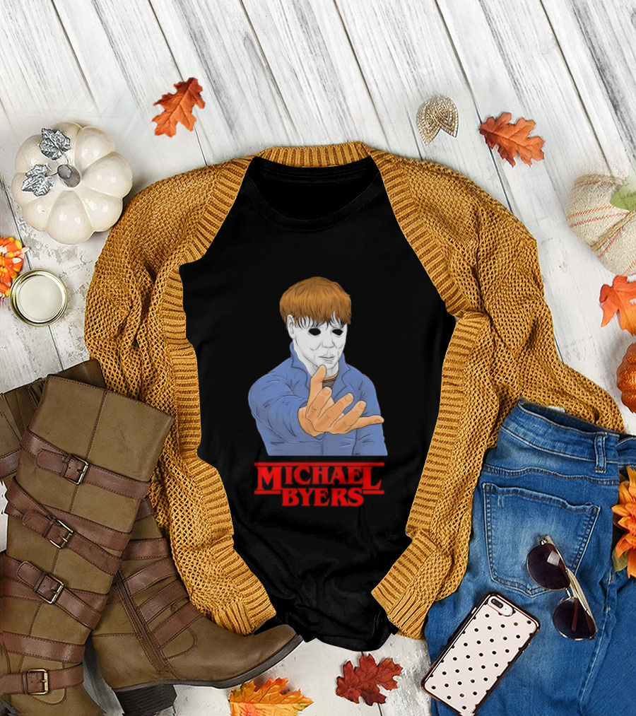 Michael Byers Horror and Sci Fi Mashup Stranger Things Halloween T-Shirt