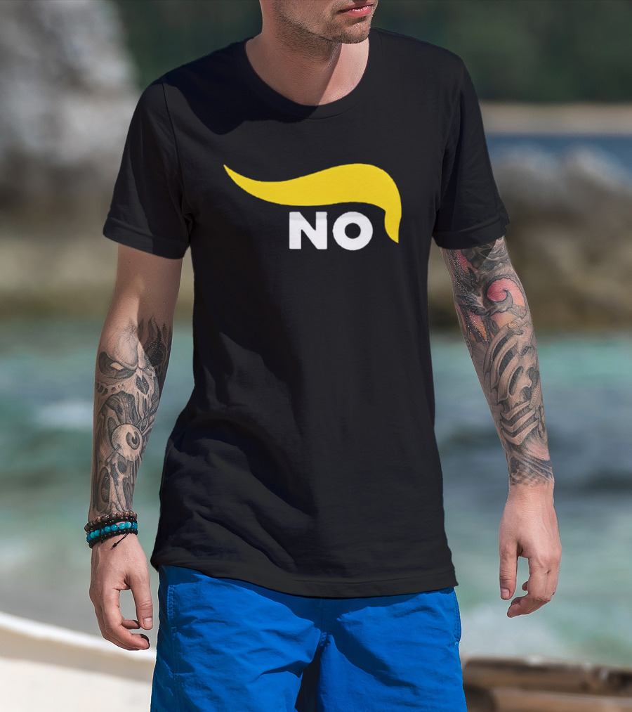 Solidarity Statement No Yellow Hair Swoosh T-Shirt