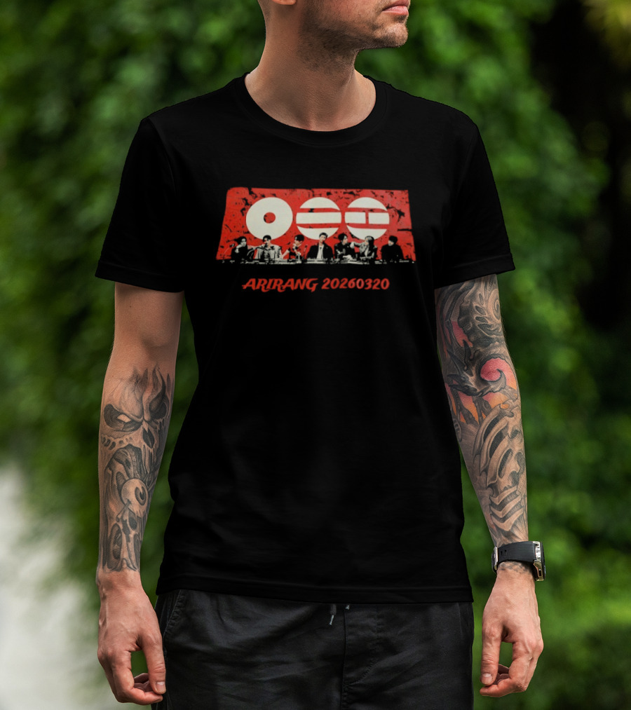 Arirang 20260320 BTS Circle Korean T-Shirt