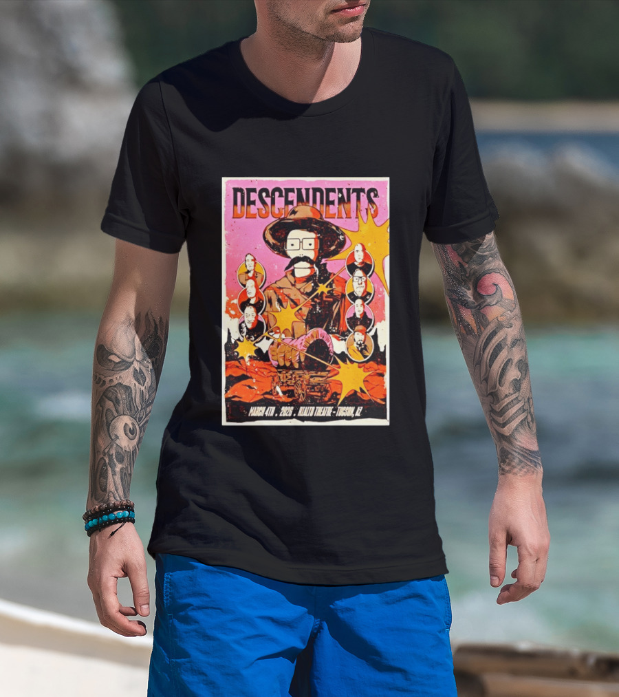 Descendents March 4th 2026 Rialto Theatre Tucson AZ T-Shirt