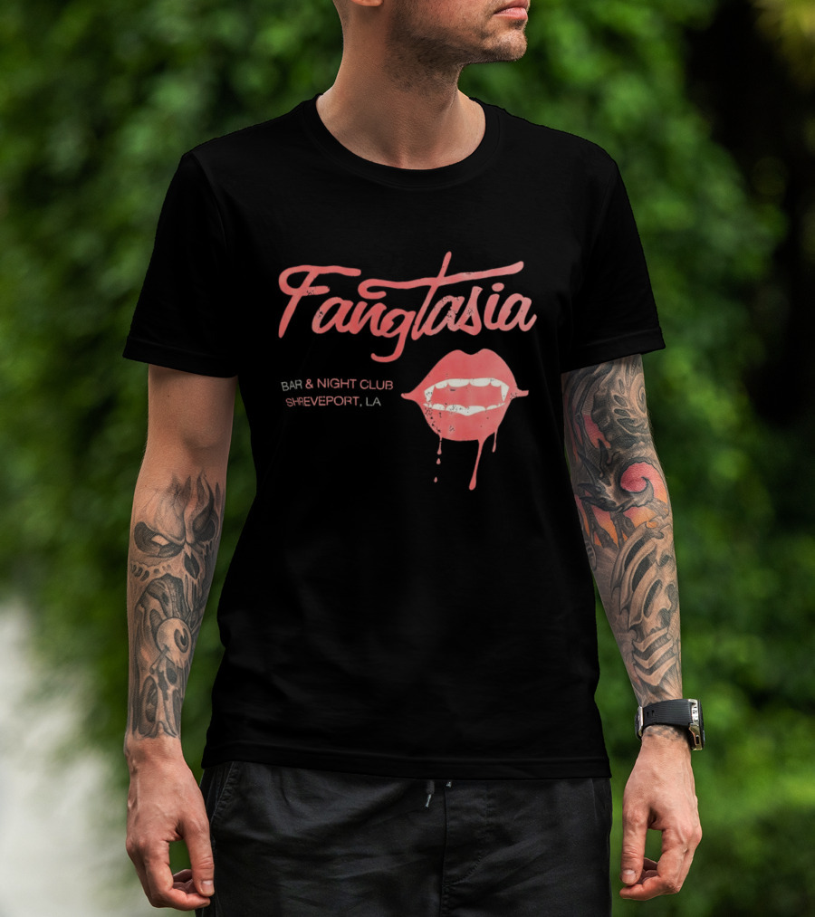 Fangtasia Bar And Night Club Shreveport LA Vampire Lips T-Shirt