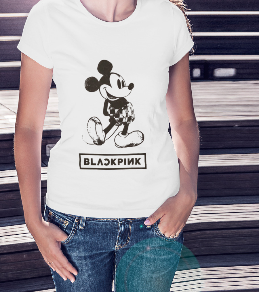 Blackpink Disney Mickey Mouse Collaboration T-Shirt