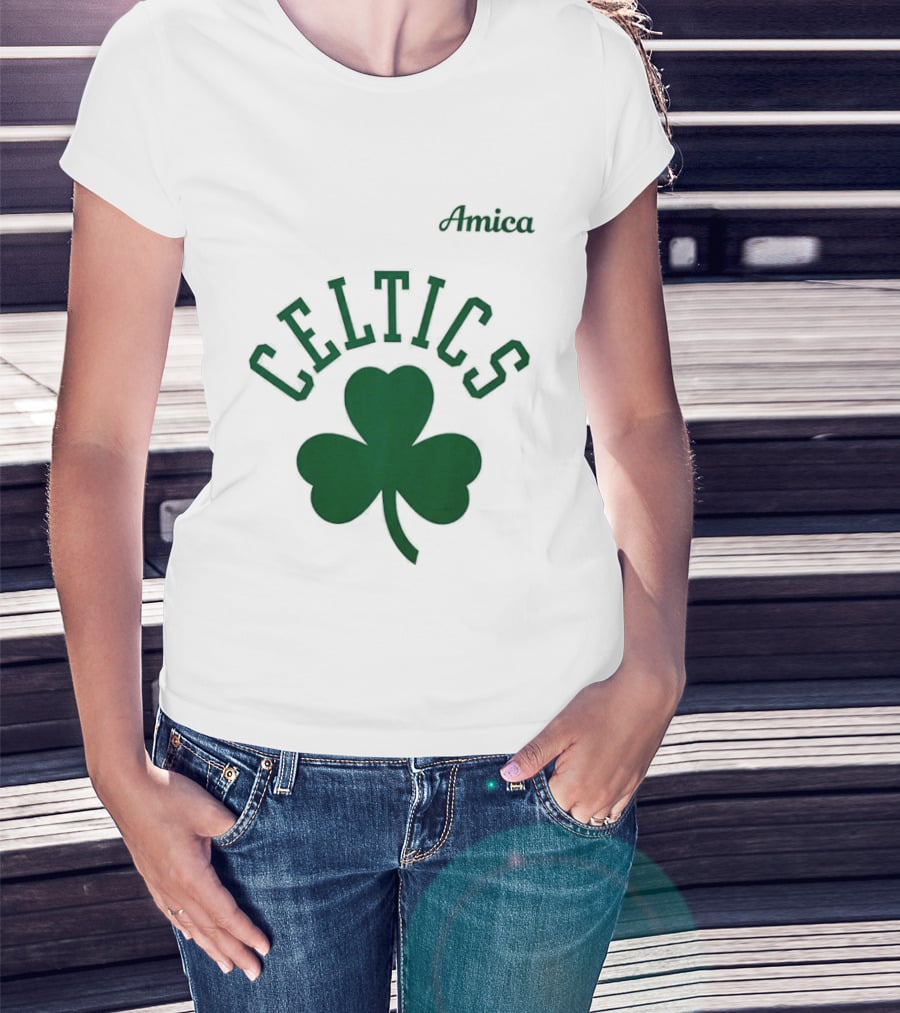Celtics Amica Shamrock Tatum Back To 0 T-Shirt