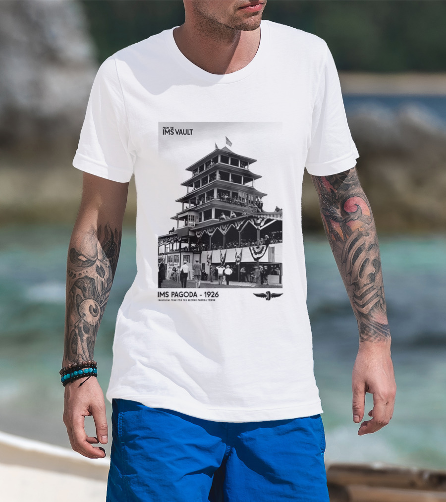 Pagoda Indianapolis Motor Speedway IMS Vault 1926 T-Shirt